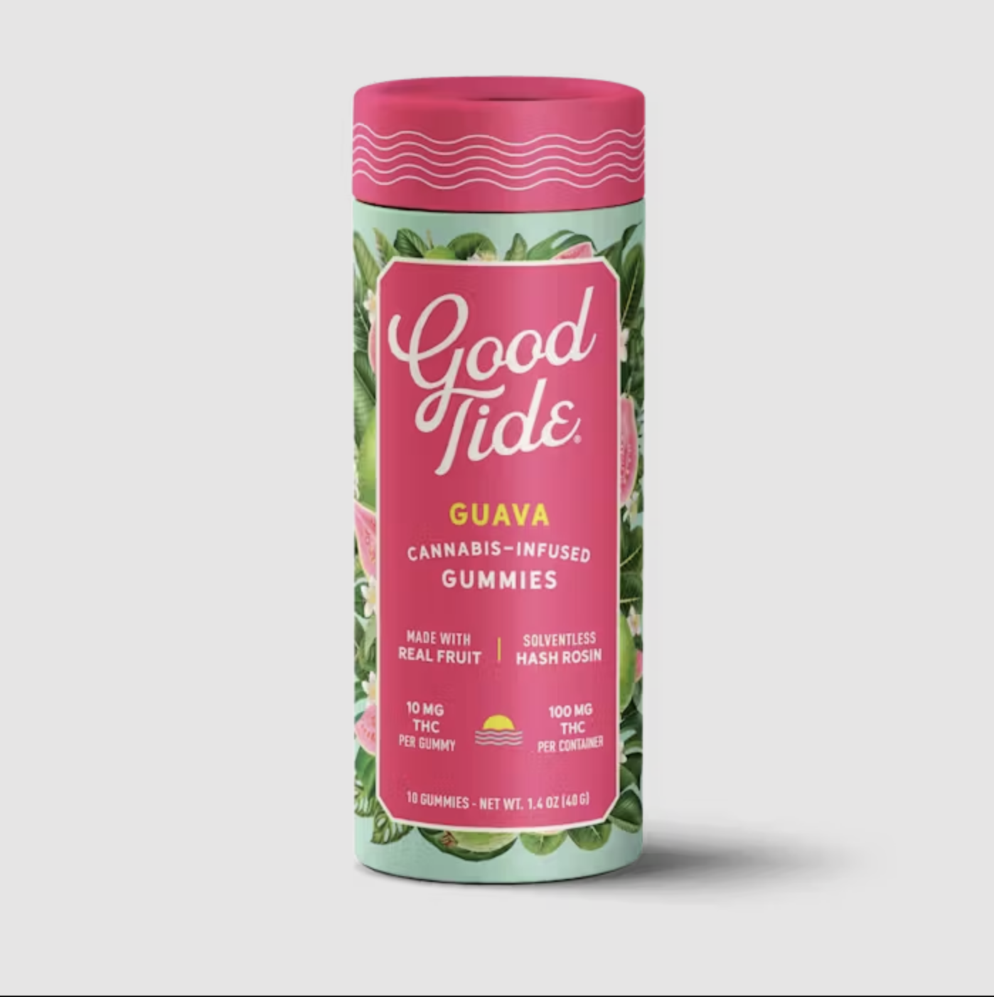 Photograph of product: Good Tide Gummies Guava 100mg - Hybrid