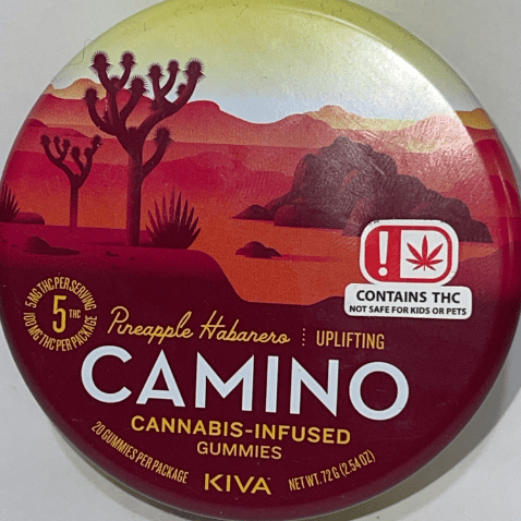 Photograph of product: Camino Pineapple Habanero 1000mg - 