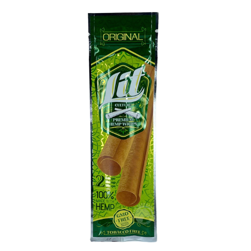 Photograph of product: Lit Original Hemp Wraps 2-Pack