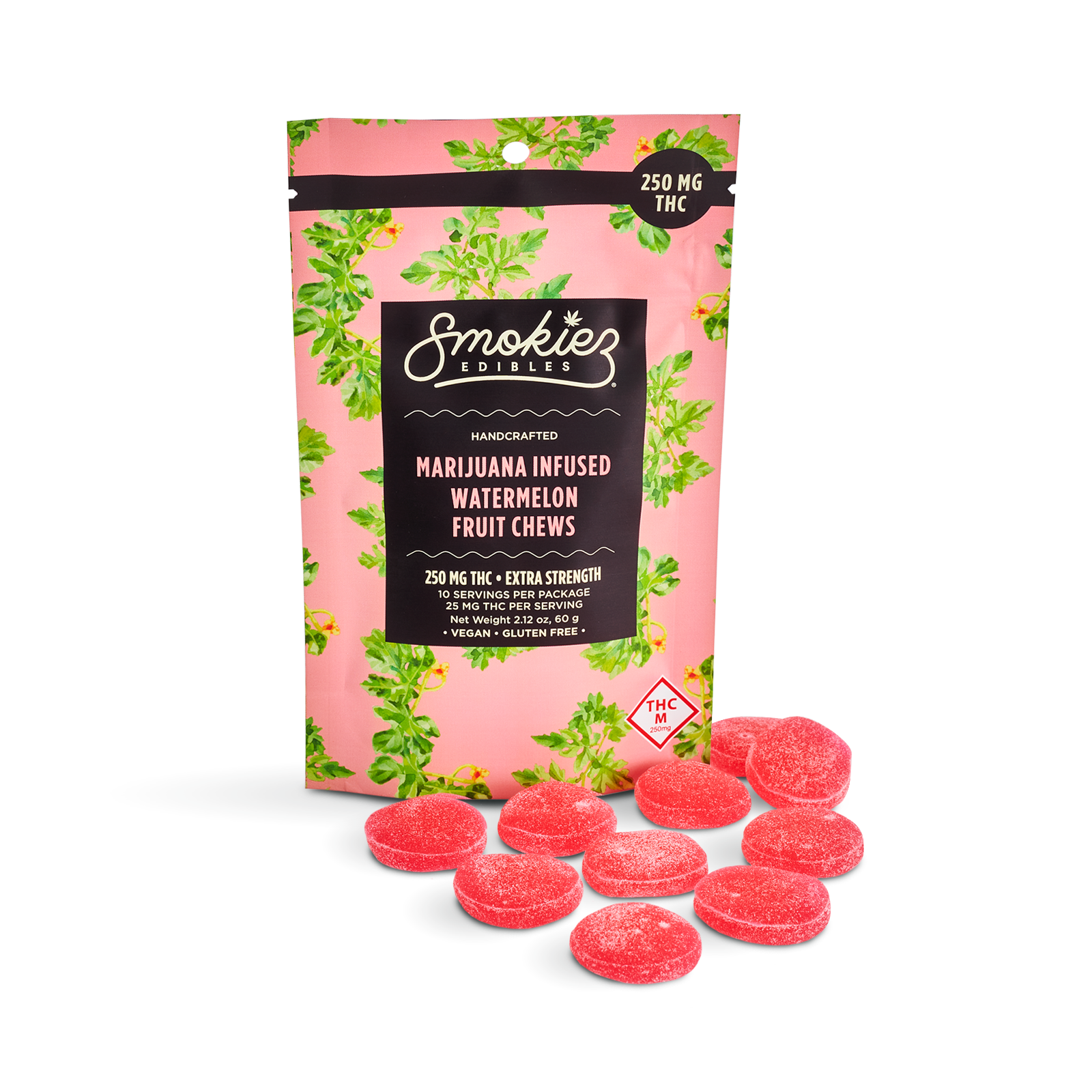 Photograph of product: Sweet Watermelon Fruit Chews | 1000mg