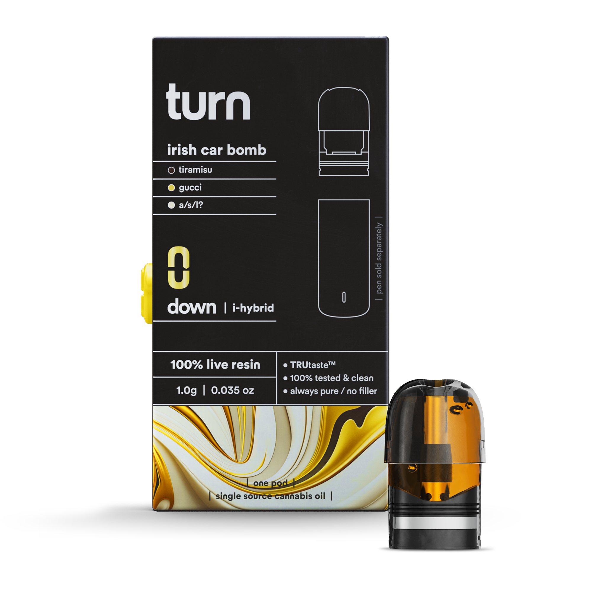 Photograph of product: Irish Car Bomb Live Resin Pod