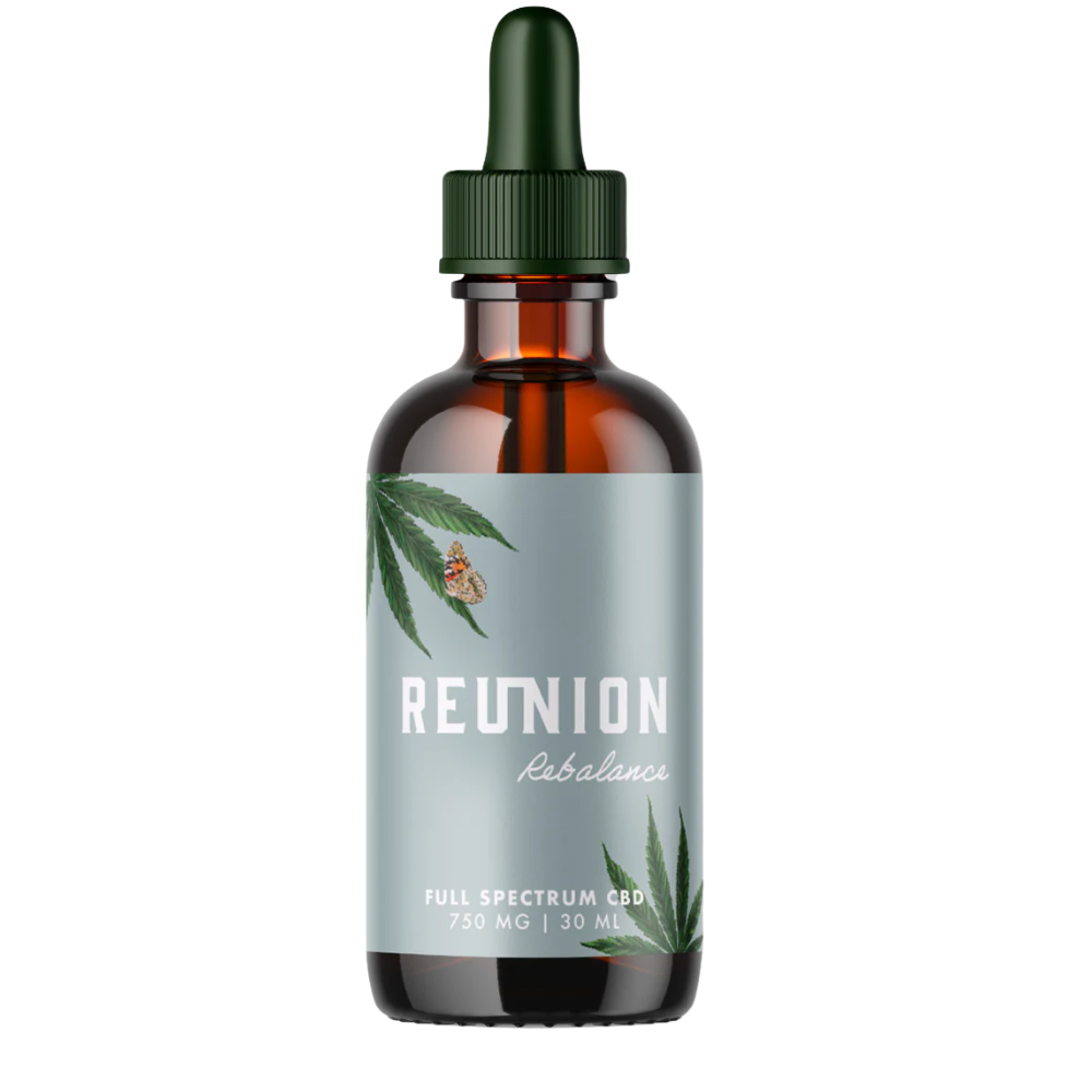 Photograph of product: REUNION | Rebalance Tincture | CBD | 750mg
