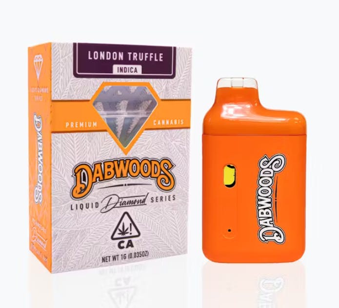 Photograph of product: DABWOODS LONDON TRUFFLES LIQUID DIAMOND DAB BAR 1G