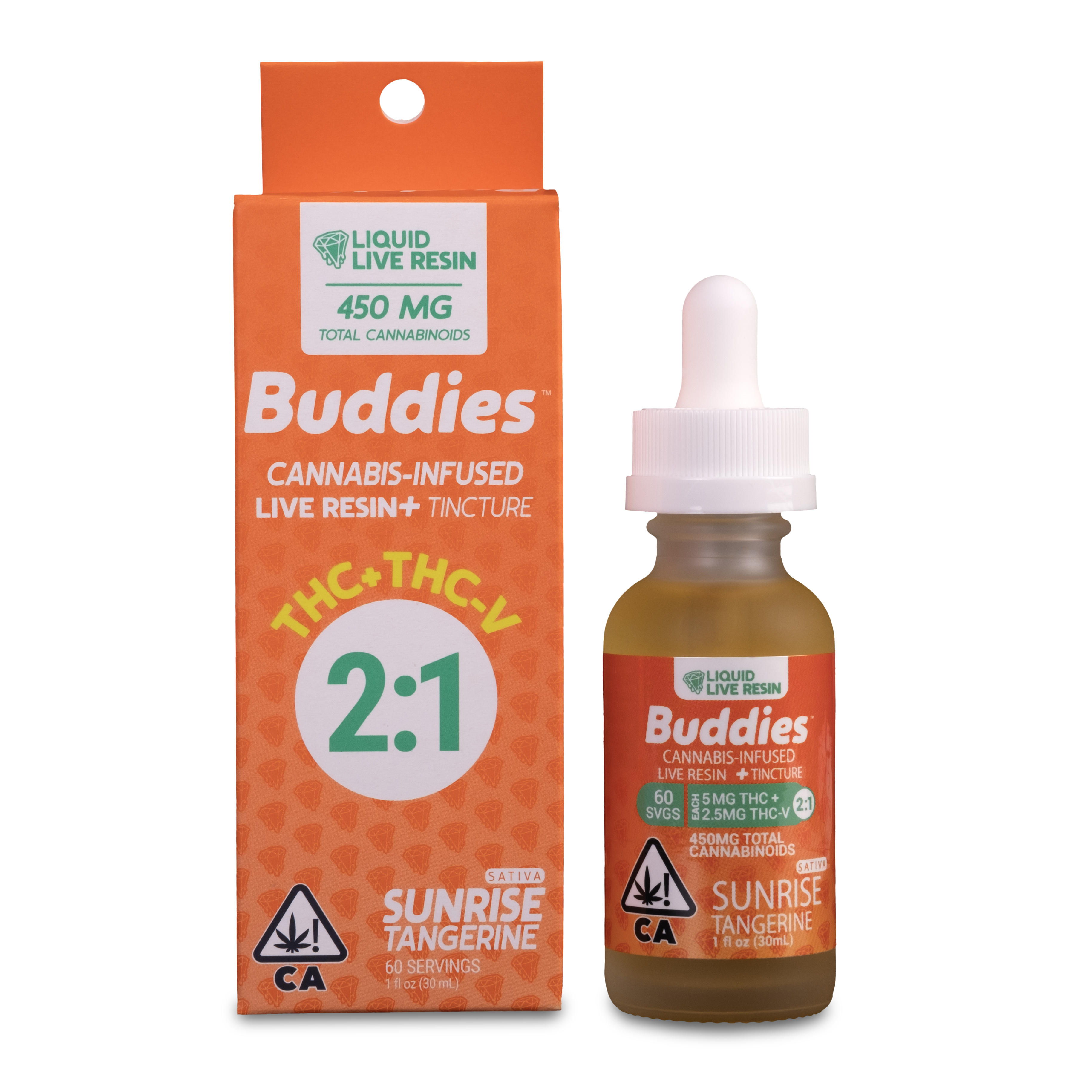 Photograph of product: Sunrise 2:1 Thc:Thcv Tincture