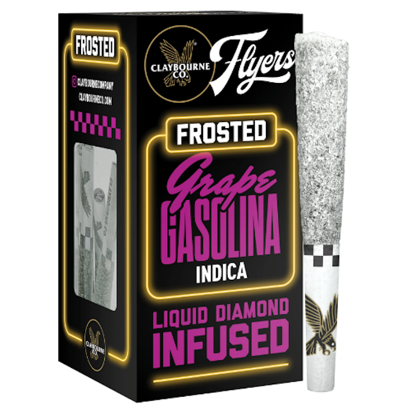 Photograph of product: 5pk - Diamond Infused - Grape Gasolina - 2.5g (I) - Claybourne