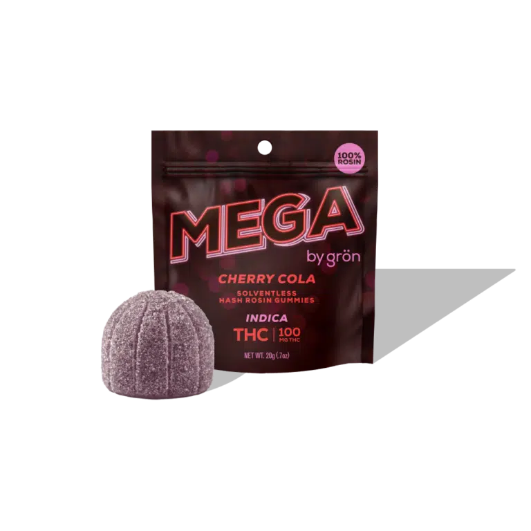Photograph of product: Gron Rosin Mega | Cherry Cola | Gummy | 100mg TH-oui I Oui'd