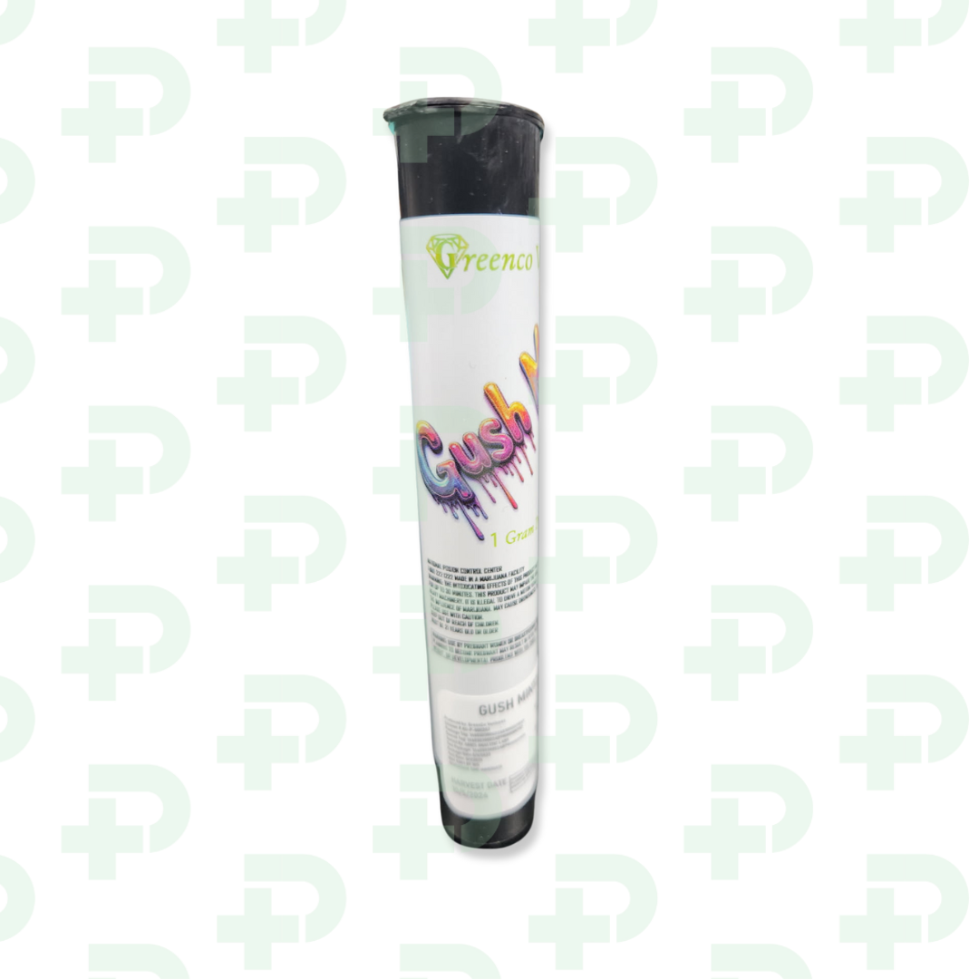 Photograph of Product: GreenCo Preroll - Gush Mintz