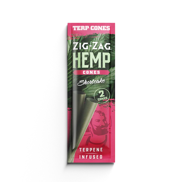 Photograph of product: ZIG-ZAG  Shortcake Hemp Cones