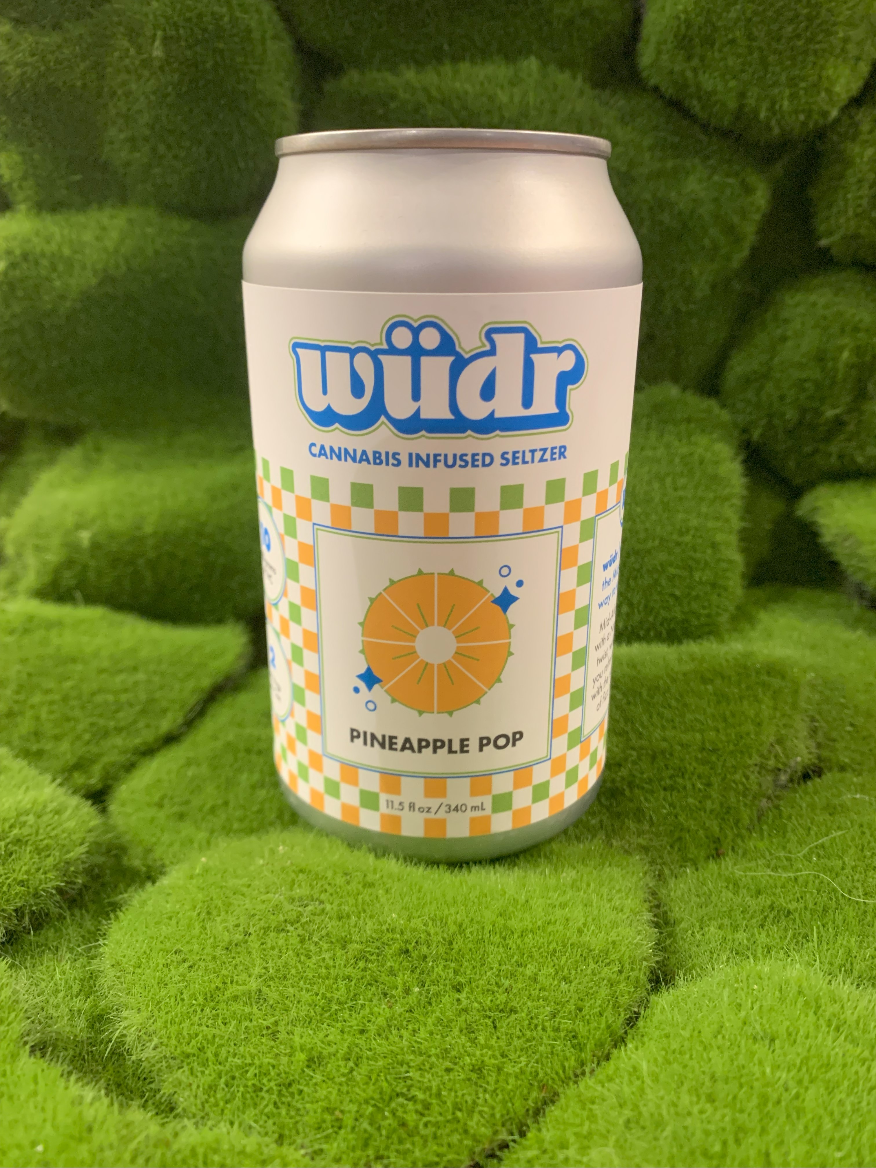 Photograph of product: 10mg Can | Pineapple Pop | Wudr