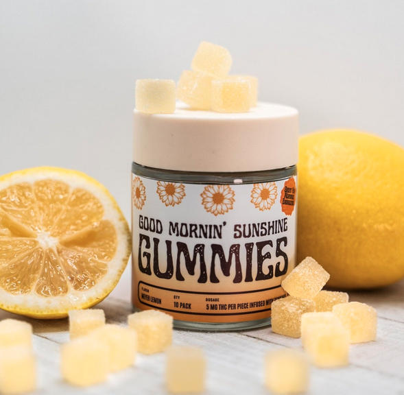 Photograph of product: Good Mornin' Sunshine Gummies 100mg
