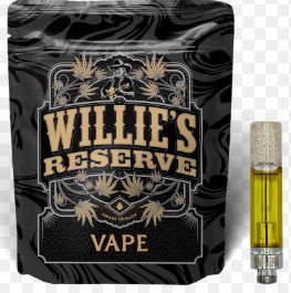 Photograph of product: Blue Eyes Crying in the Rain - Distillate Vape Cartridge - Willie's Reserve