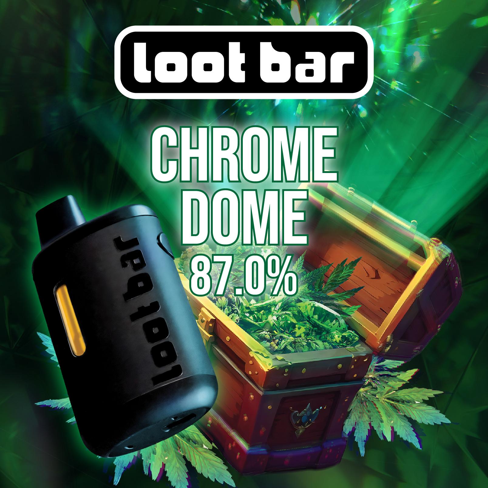 Photograph of product: Cartridge Disposable 2g | Loot Bar | Chrome Dome (H)