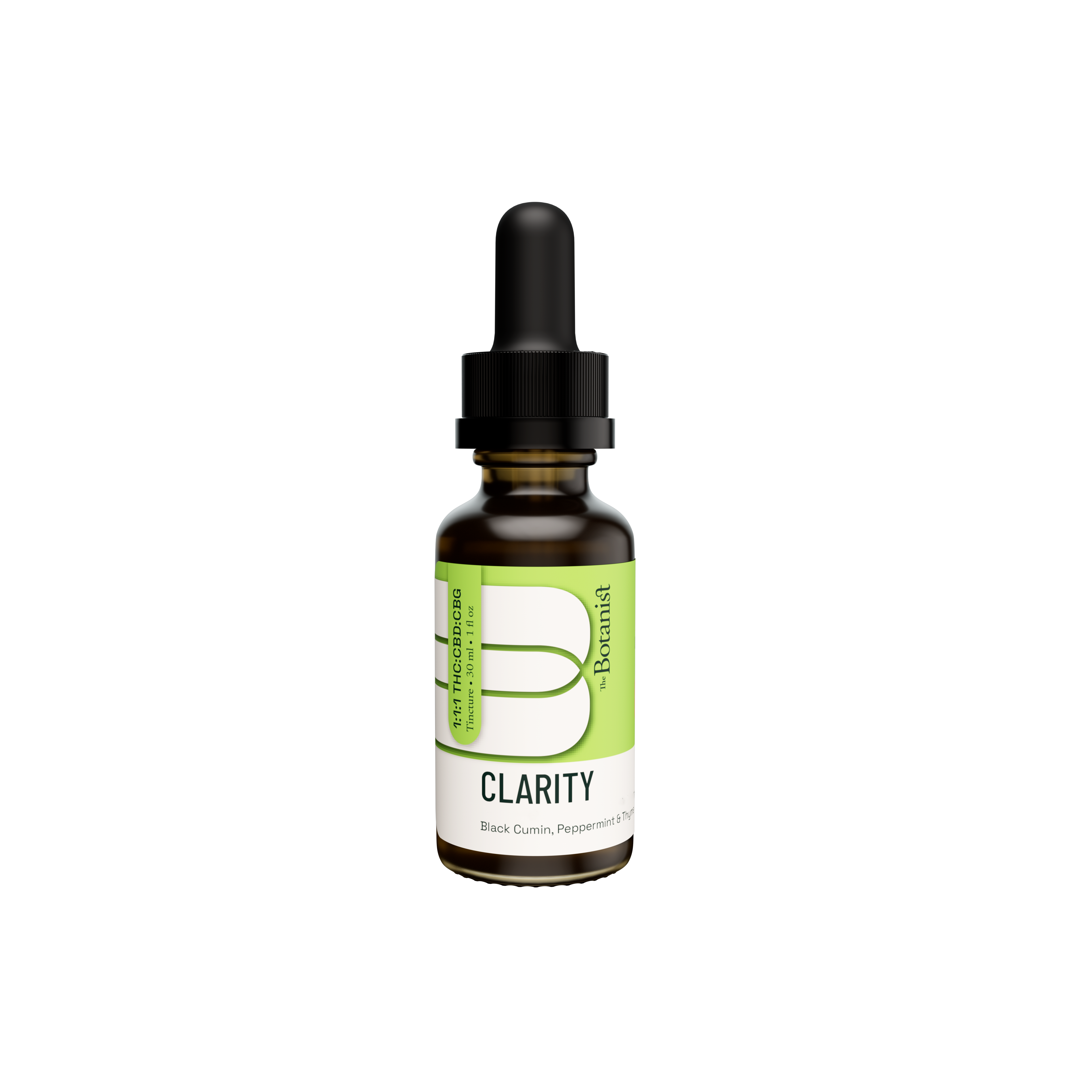 Photograph of product: Clarity TH-oui:CBD:CBG Tincture (100mg)