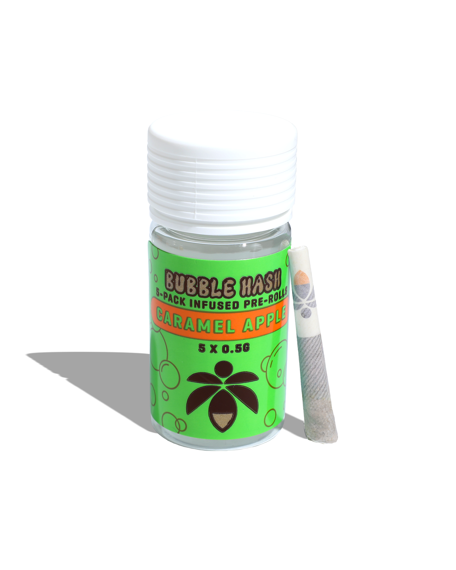 Photograph of product: CARAMEL APPLE BUBBLE au chocolat INFUSED PREROLL 5-PACK