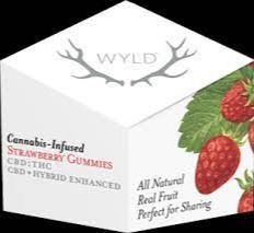 Photograph of product: WYLD - CBD Gummies - Strawberry - 10mg TH-oui: 200mg CBD