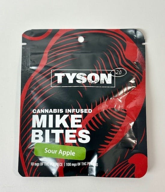 Photograph of product: Mike Bites | Sour Apple |100mg