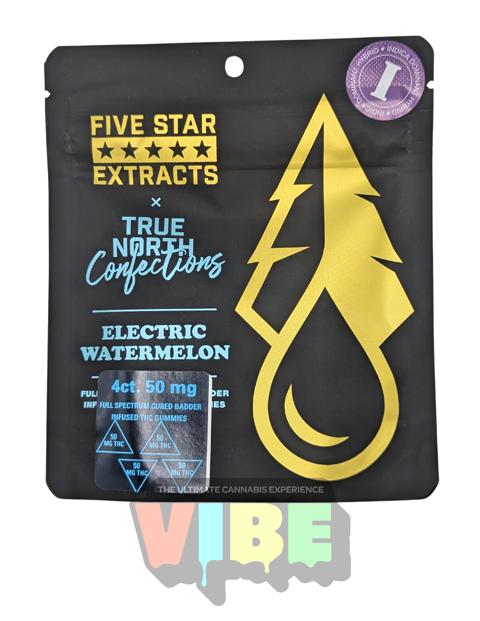 Photograph of product: True North | Electric Watermelon | 200mg Full Spectrum Gummies | REC