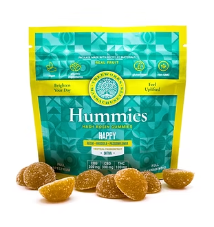 Photograph of Product: Tropical Passionfruit Happy Hummies - 100mg - TWM