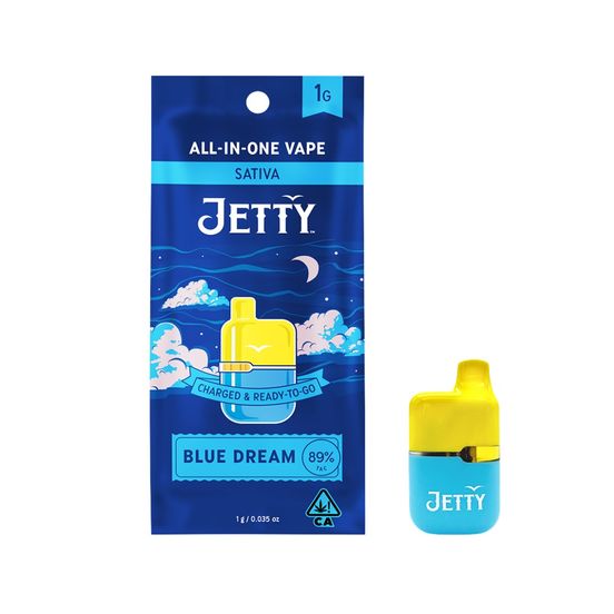 Photograph of product: Jetty AIO High TH-oui Mini Tank Blue Dream 1g - 