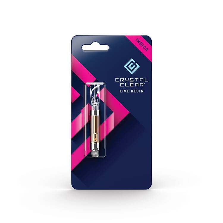 Photograph of product: Crystal Clear: Hell Cat - Live Resin Cartridge