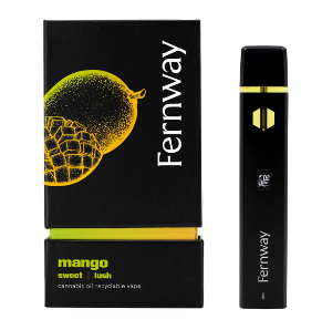 Photograph of product: Fernway | Vape | Disposable | Mango | 0.3g - Hybrid