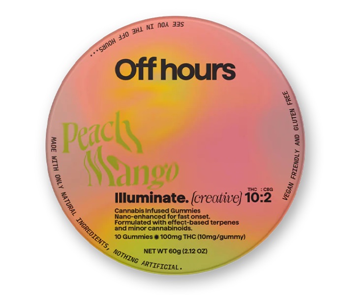 Photograph of product: Illuminate | Peach Mango 100mg