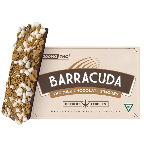Photograph of product: Barracuda - Chocolate Bar - 200mg - S'more Milk Chocolate