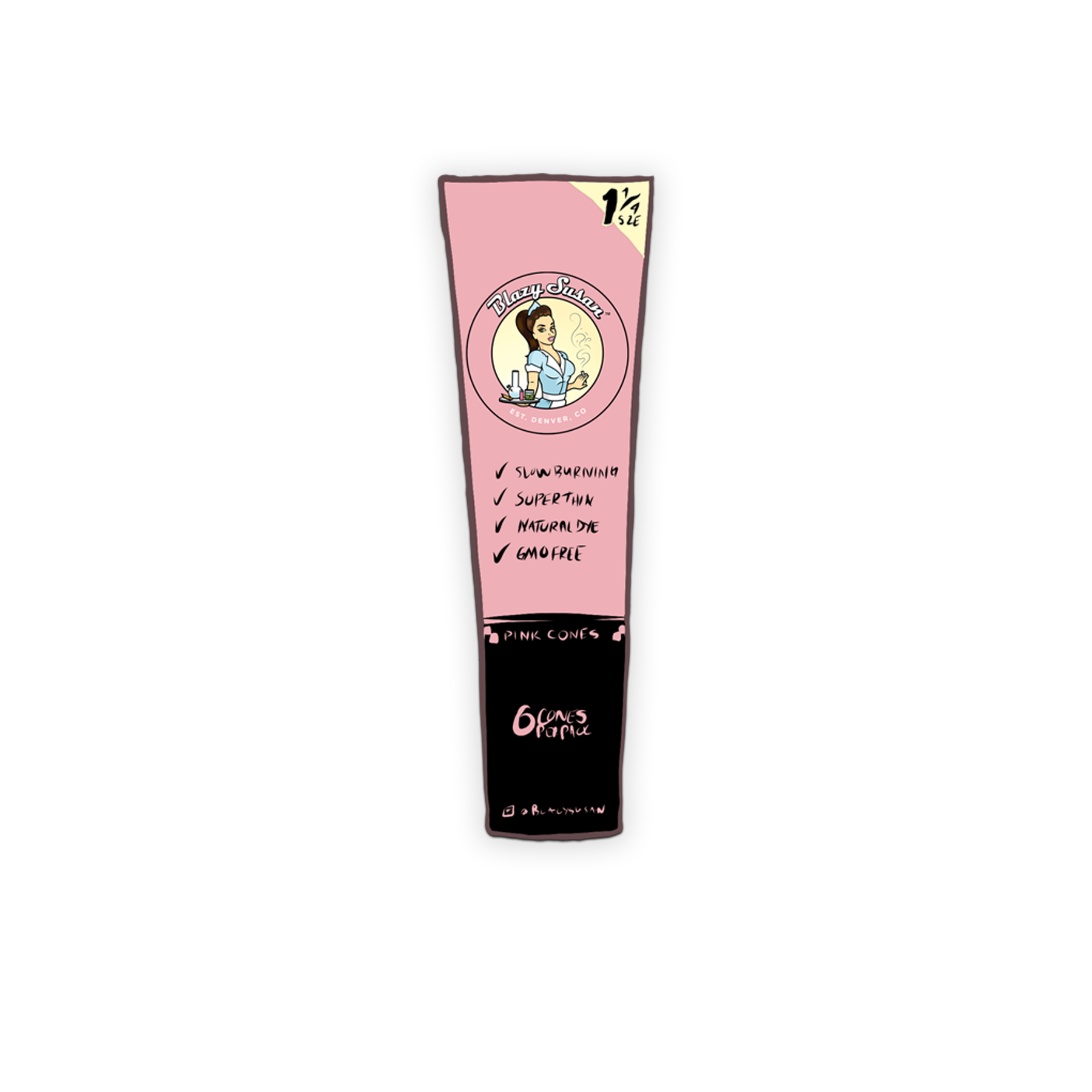 Photograph of product: BLAZY SUSAN CONES 1 1/4"6PCK
