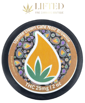 Photograph of product: ROSIN INFUSED ICE CREAM SUNDAZE-CAFE NOIR BROWNIE