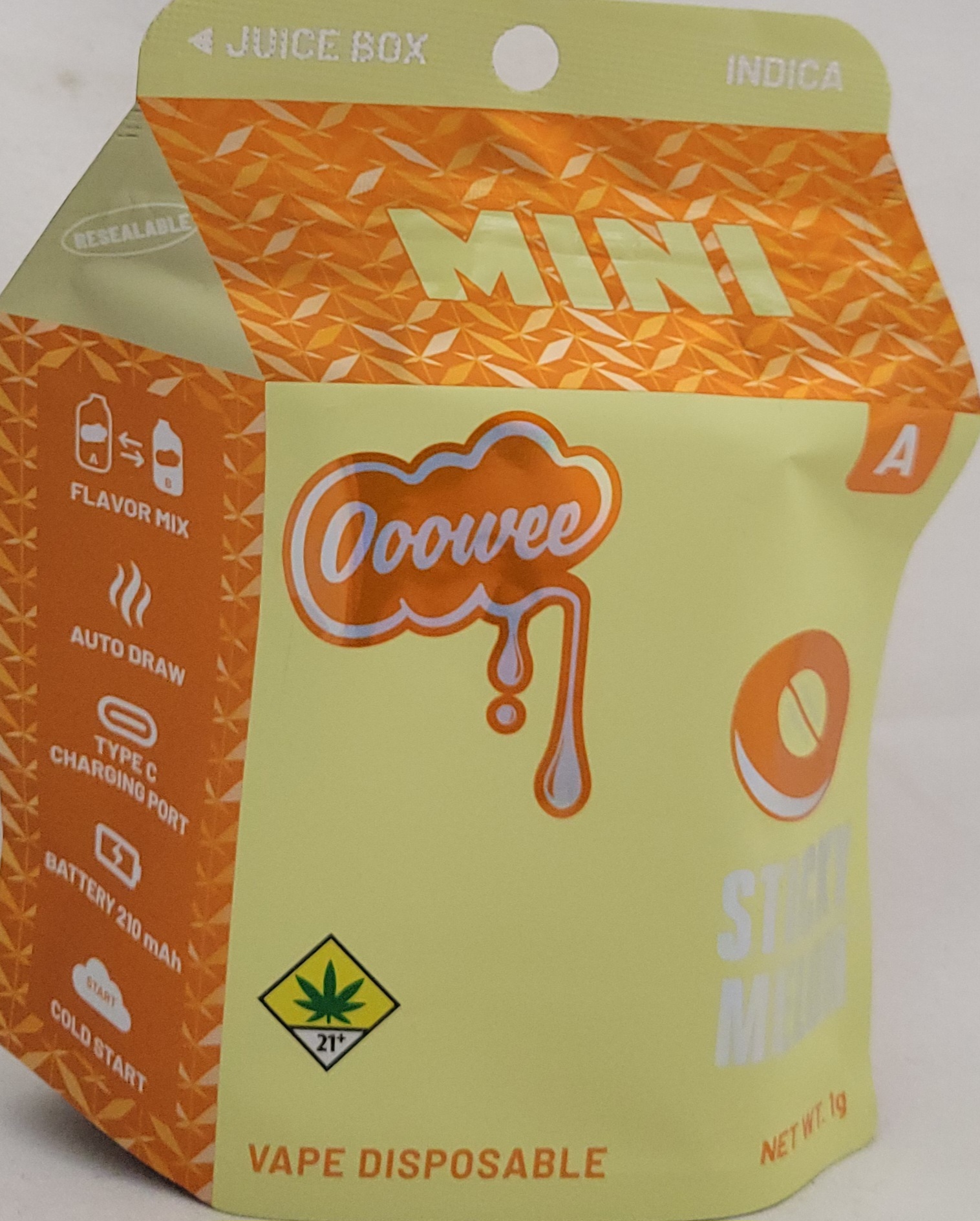 Photograph of product: Sticky Melon *Side A* | 1g  *General Use Compliant*