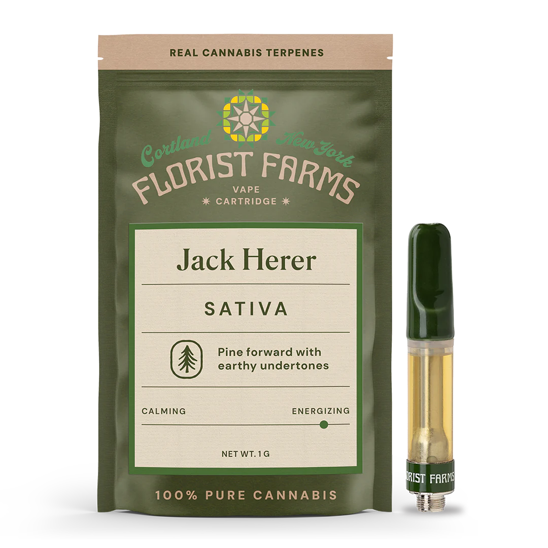 Photograph of product: Florist Farms | Jack Herer | Vape Cartridge | 1g