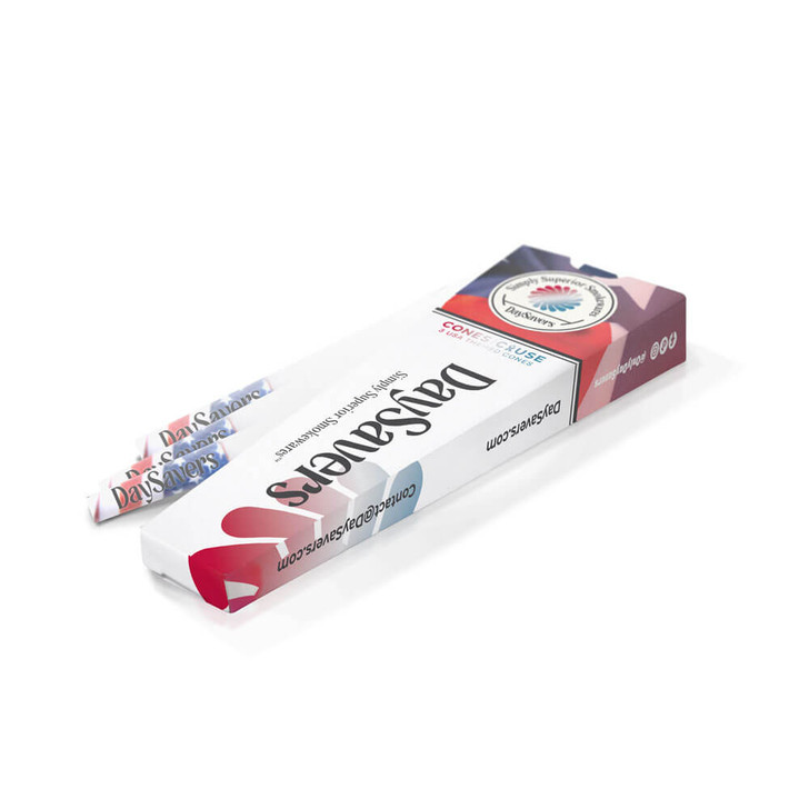 Photograph of product: DaySavers American Flag King Sized Cones | 3pk