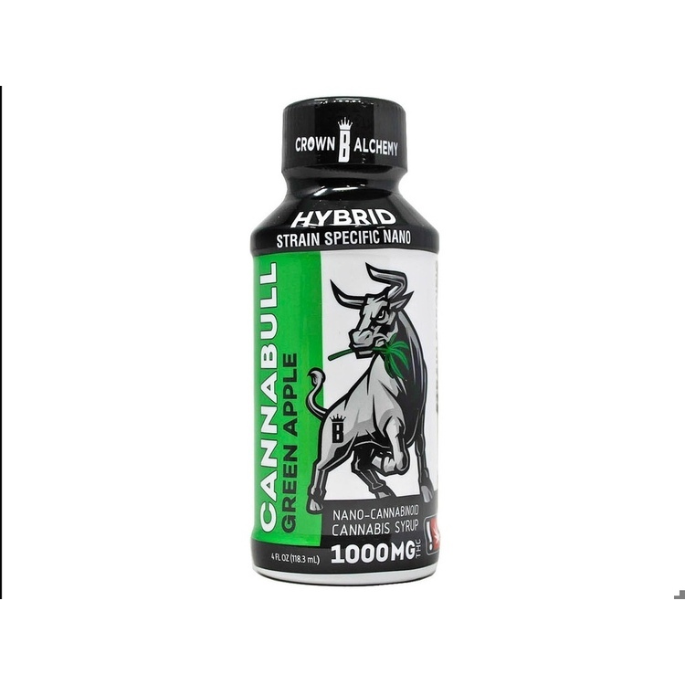 Photograph of product: Cannabull Green Apple Syrup