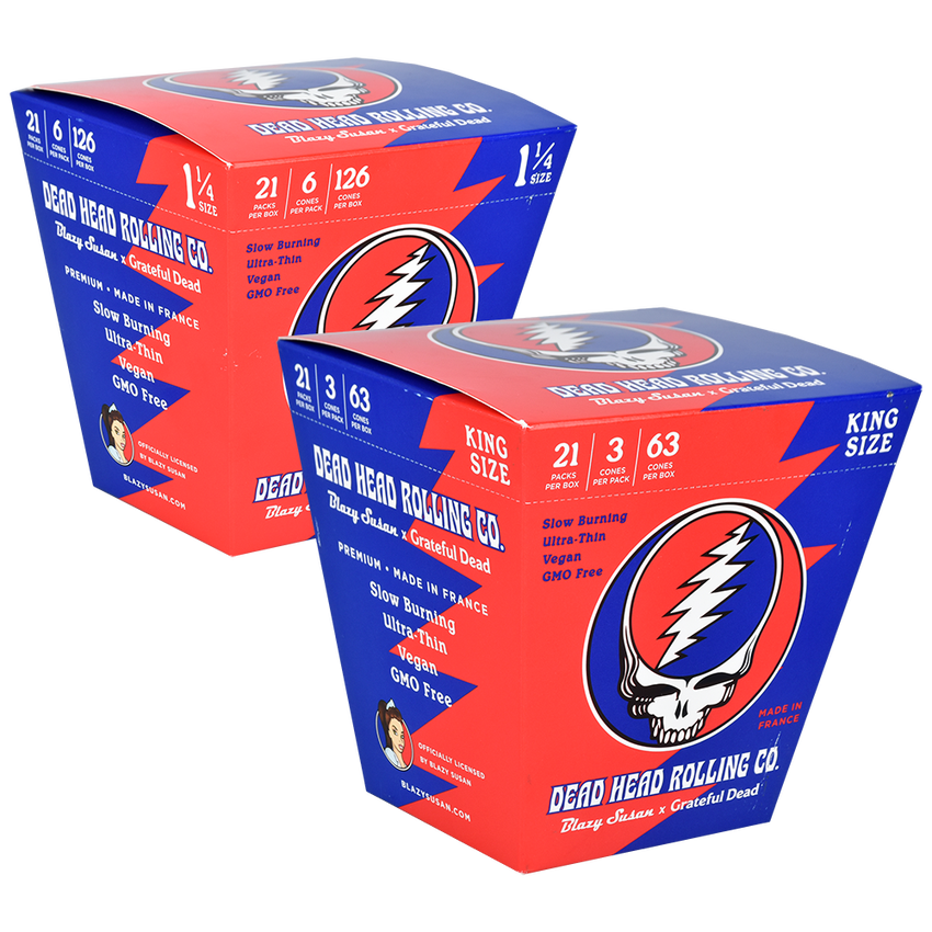 Photograph of product: Blazy Susan x Grateful Dead Pre-Rolled Cones - King Size