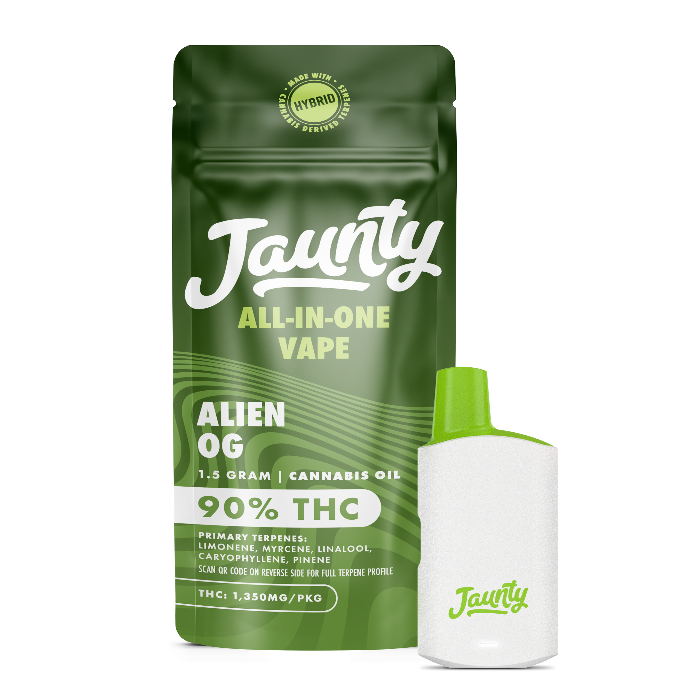 Photograph of product: Jaunty - Alien OG - AIO Vape Pen