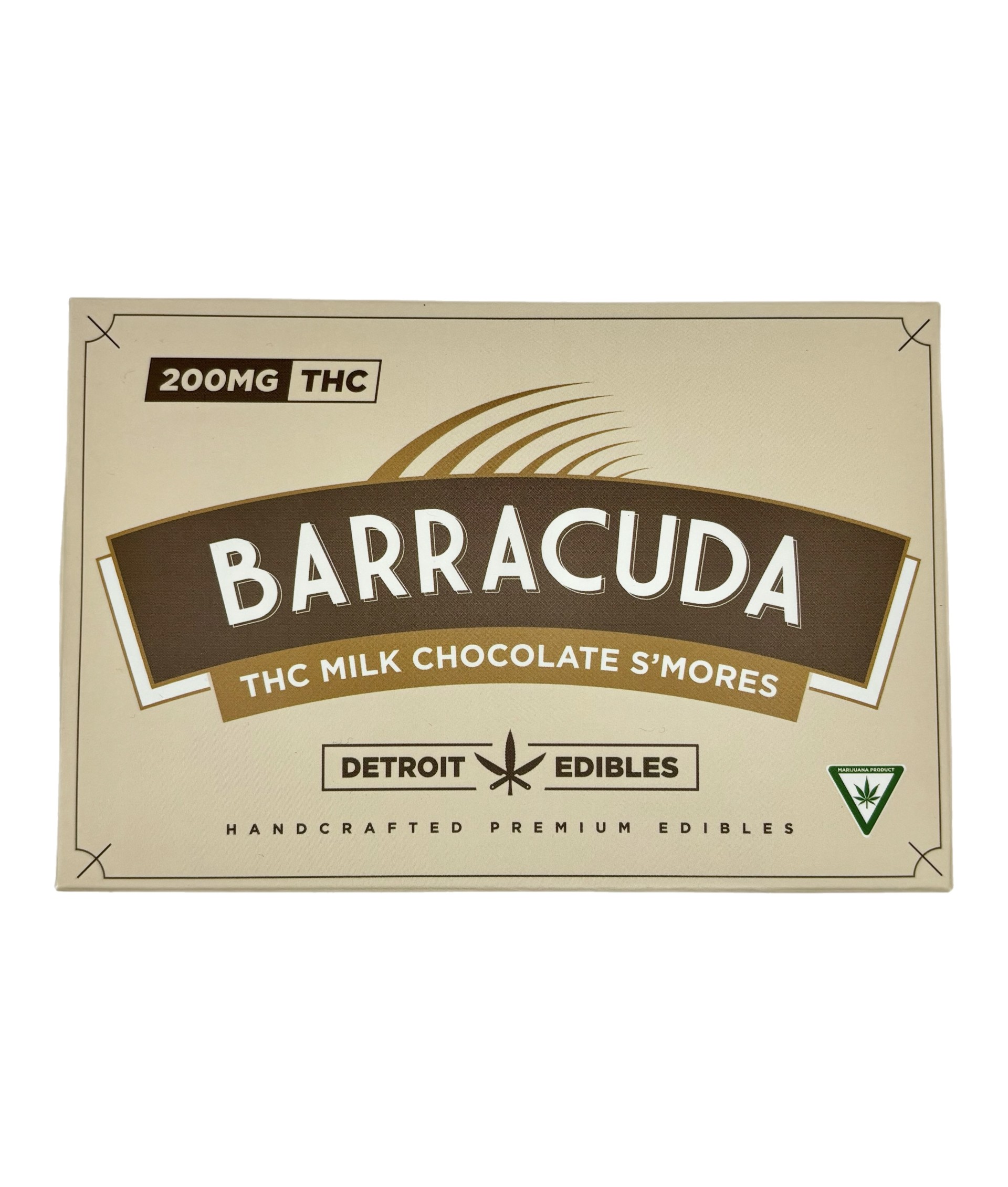 Photograph of product: Barracuda Bar | Milk Chocolate S'mores | 200mg