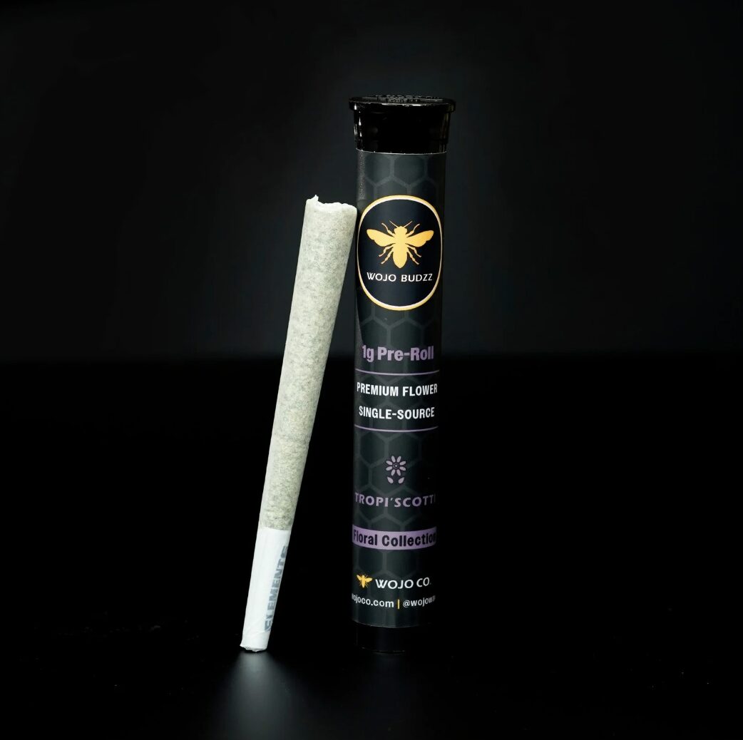 Photograph of product: Rainbow Pave #9 | 1g Preroll | Wojo Wax