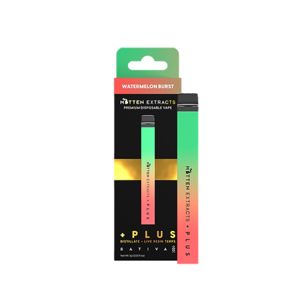 Photograph of product: Mitten Extracts | Watermelon Burst Disposable | 1g