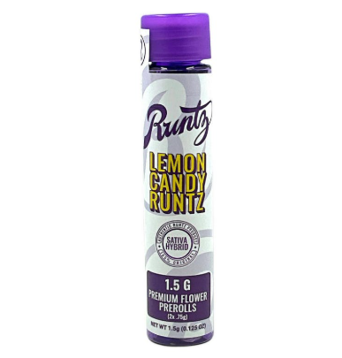 Photograph of product: P92 | Runtz | Lemon Candy Runtz | Pre Roll | 2pk