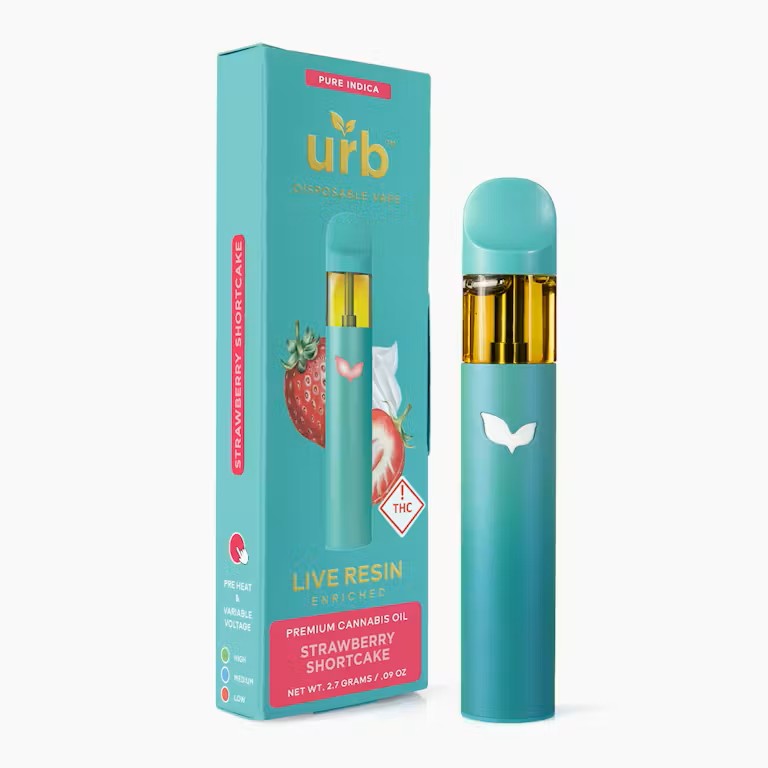 Photograph of product: Urb - 2.7g AIO - Strawberry Shortcake - 2.00 s