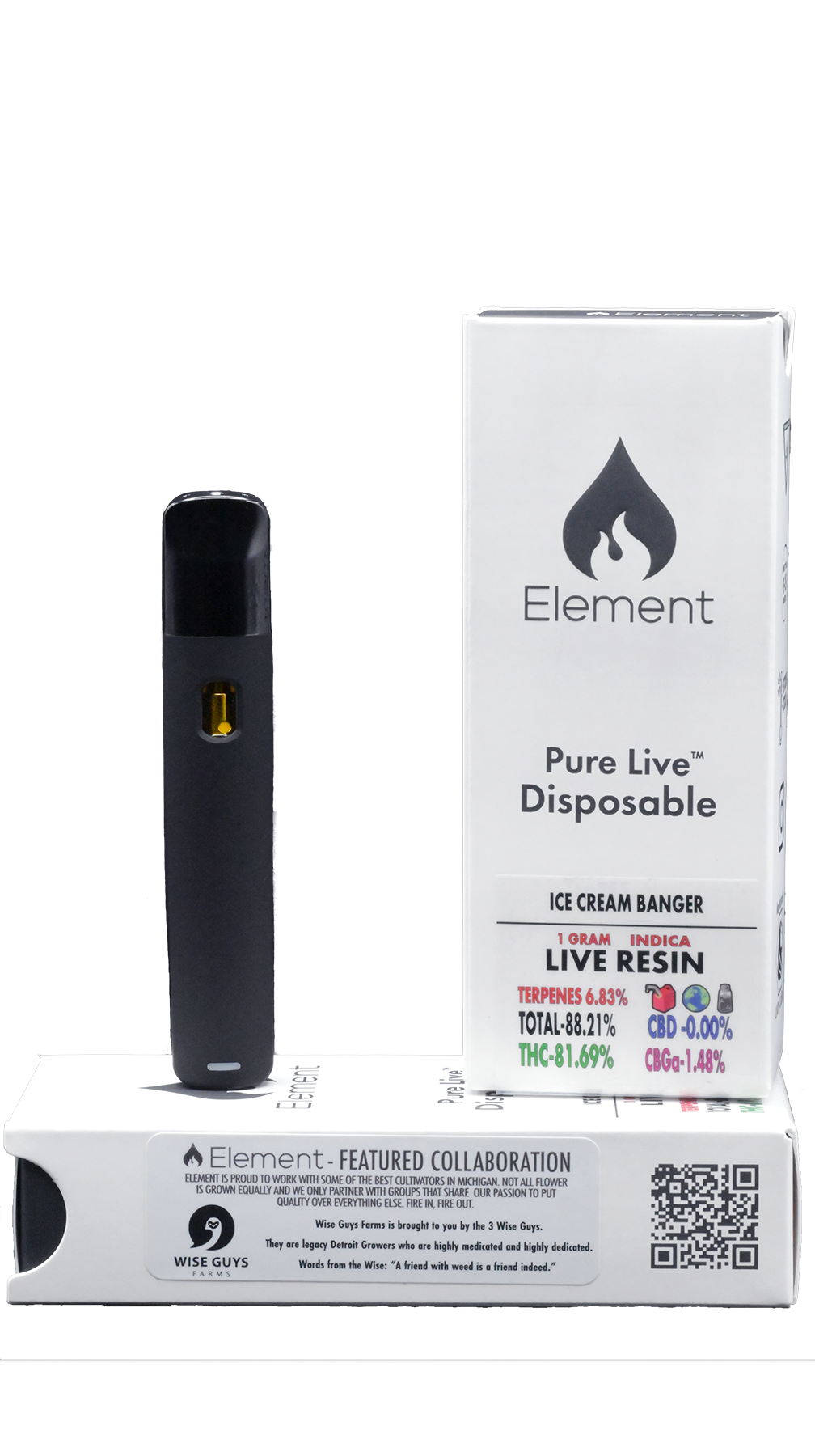 Photograph of product: Ice Cream Banger Pure Live Disposable Vape