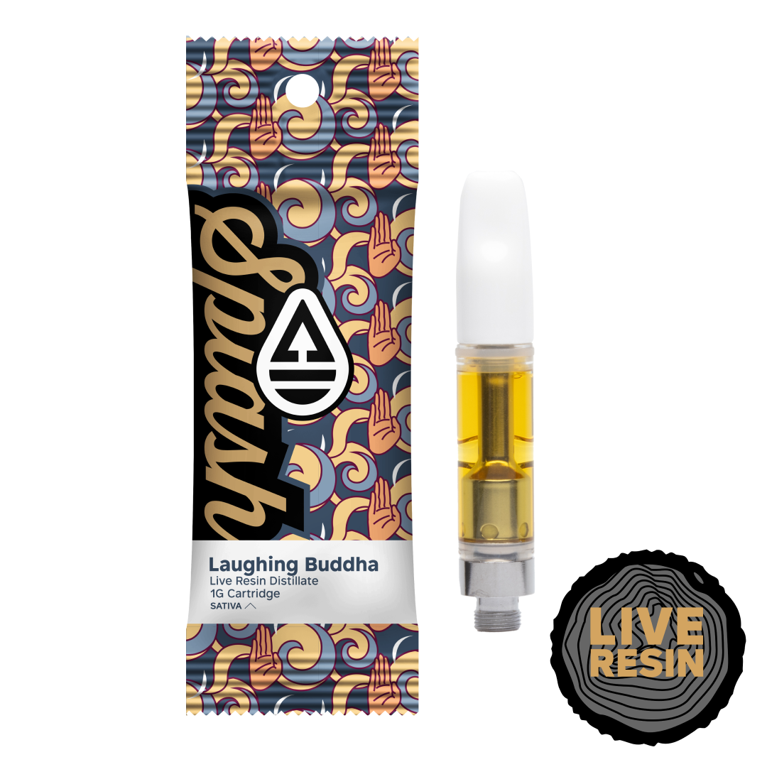 Photograph of product: Splash | Live Resin Cart | Laughing Buddha | 1g