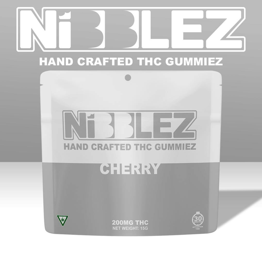 Photograph of product: Nibblez - Cherry - 200mg Gummy