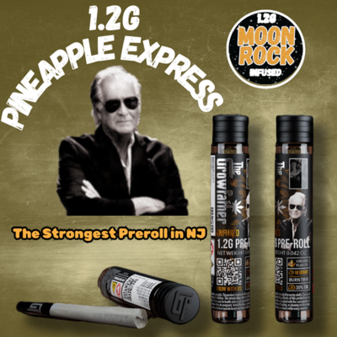 Photograph of product: Pineapple Express Moonrock Infused Pre-Roll