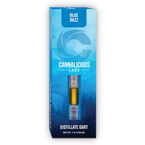 Photograph of product: Cannalicious Blue Razz Distillate Dart 1g