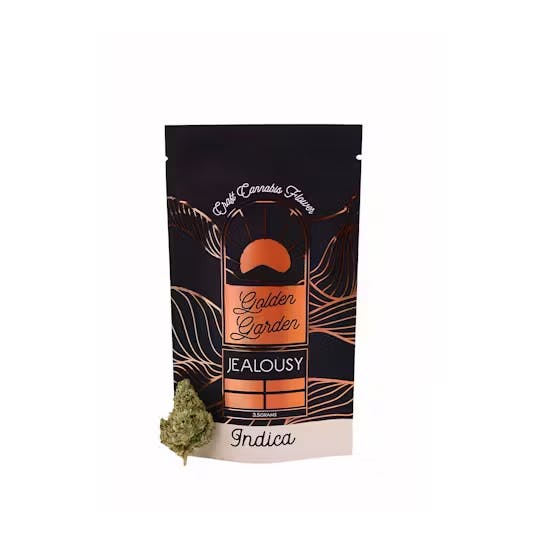 Photograph of product: Golden Garden | Jealousy | Oui'd Flower - 3.5g