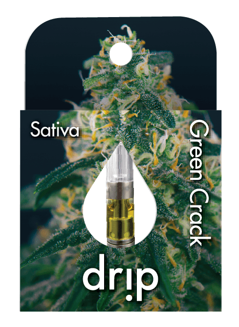 Photograph of product: **SALE 5/$50**Green Crack : cartridge : Drip
