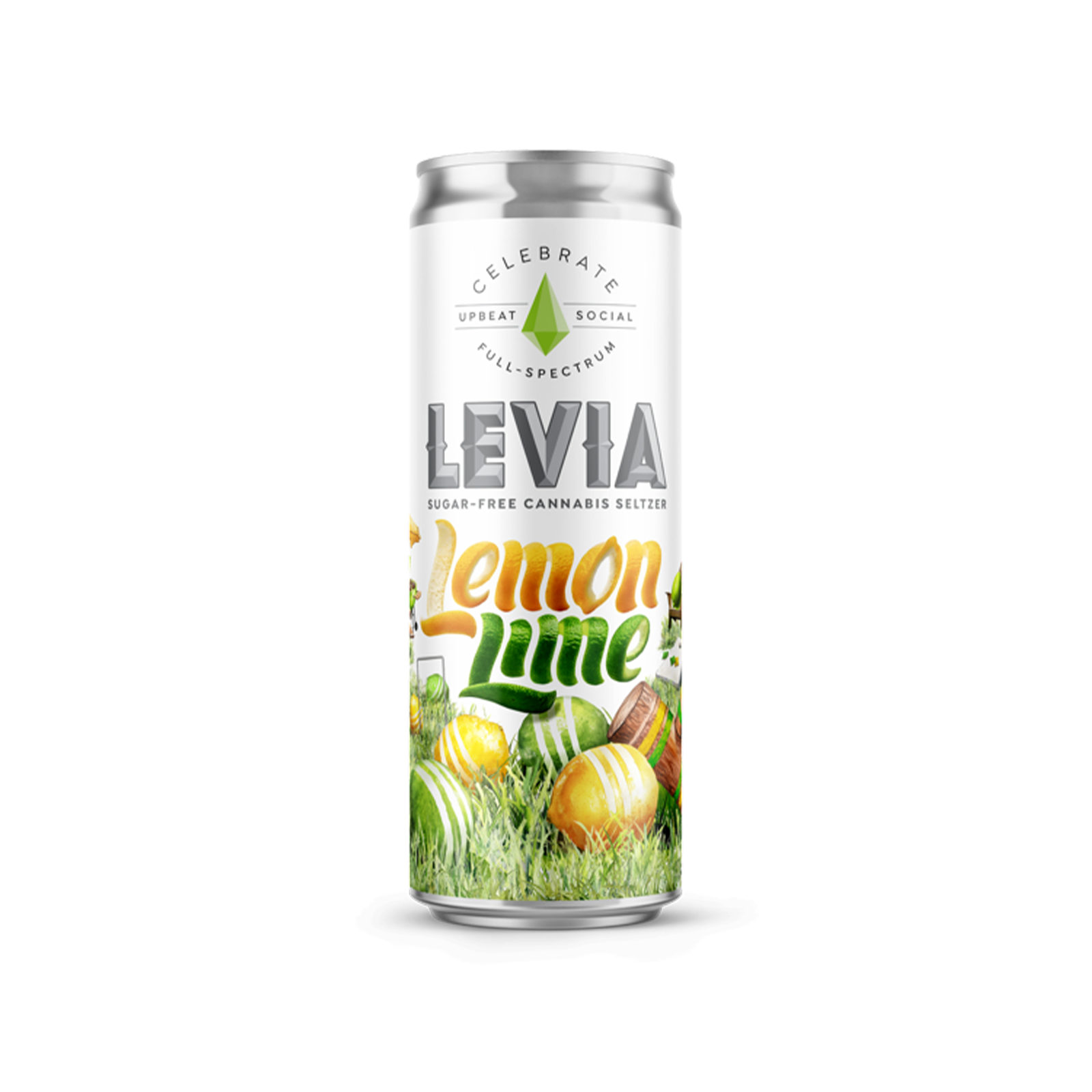 Photograph of product: 5mg Seltzer - Lemon Lime Celebrate (Hybrid)