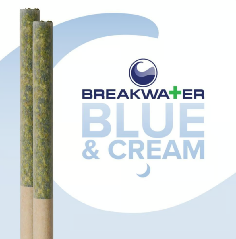 Photograph of product: Blue & Cream 2pk