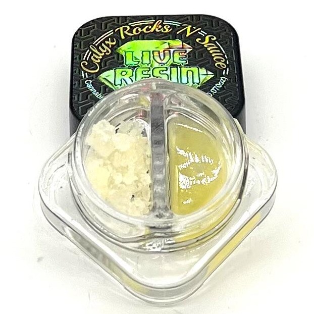 Photograph of product: Calyx Crafts > Live Resin Diamond 1g / Sauce 1g > Oui'd > Birthday Cake